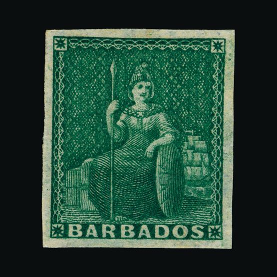 Lot 2336 - barbados 1855-56 -  UPA UPA Sale #84 worldwide Collections