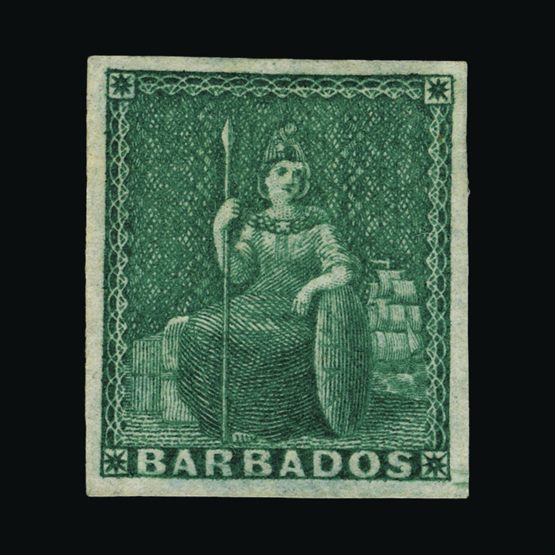 Lot 2337 - barbados 1855-56 -  UPA UPA Sale #84 worldwide Collections
