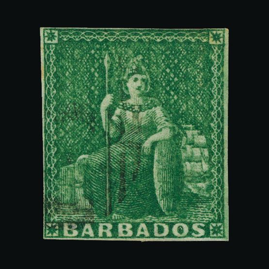 Lot 2344 - barbados 1858 -  UPA UPA Sale #84 worldwide Collections