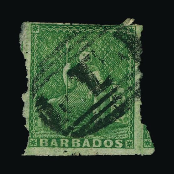 Lot 2345 - barbados 1860 -  UPA UPA Sale #84 worldwide Collections