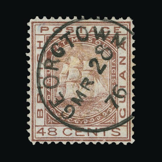 Lot 3740 - british guiana 1876-79 -  UPA UPA Sale #84 worldwide Collections