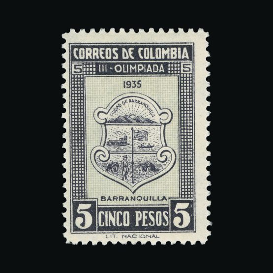 Lot 6088 - Colombia 1935 - UPA UPA Sale #84 worldwide Collections Lot 6088 - Colombia 1935 - UPA UPA Sale #84 worldwide Collections