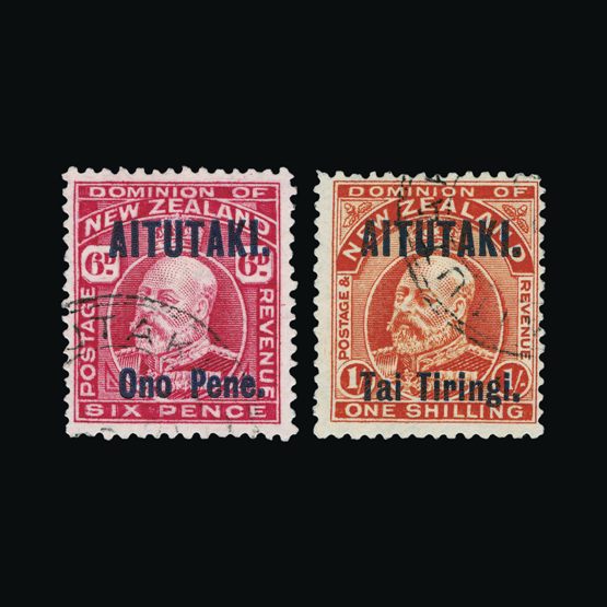 Lot 6223 - Cook Islands - Aitutaki 1911-16 - UPA UPA Sale #84 worldwide Collections Lot 6223 - Cook Islands - Aitutaki 1911-16 - UPA UPA Sale #84 worldwide Collections