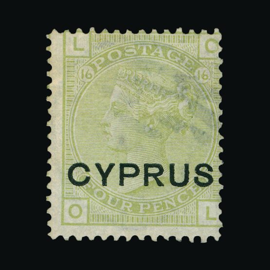 Lot 6276 - Cyprus 1880 -  UPA UPA Sale #84 worldwide Collections