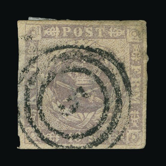 Lot 6493 - Denmark 1854 -  UPA UPA Sale #84 worldwide Collections