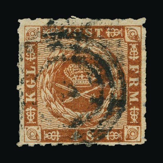 Lot 6502 - Denmark 1858 -  UPA UPA Sale #84 worldwide Collections