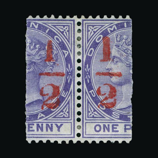 Lot 6619 - dominica 1882-83 - UPA UPA Sale #84 worldwide Collections Lot 6619 - dominica 1882-83 - UPA UPA Sale #84 worldwide Collections