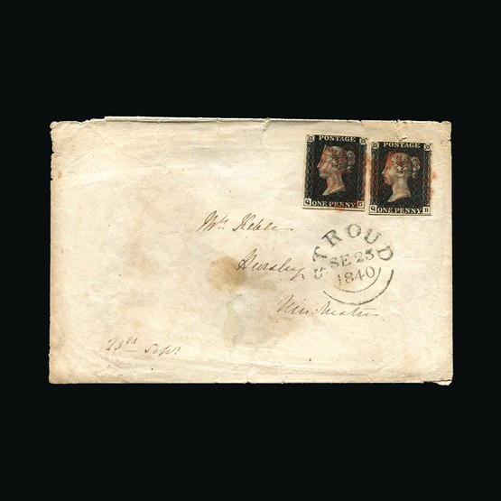Lot 11058 - Great Britain - Covers - QV 1840 - UPA UPA Sale #85 worldwide Collections Lot 11058 - Great Britain - Covers - QV 1840 - UPA UPA Sale #85 worldwide Collections