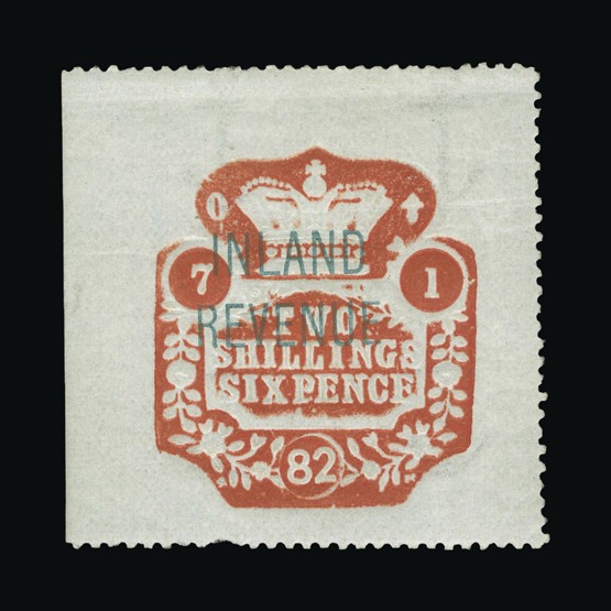 Lot 11346 - Great Britain - Postal Fiscals 1875-80 - UPA UPA Sale #85 worldwide Collections Lot 11346 - Great Britain - Postal Fiscals 1875-80 - UPA UPA Sale #85 worldwide Collections