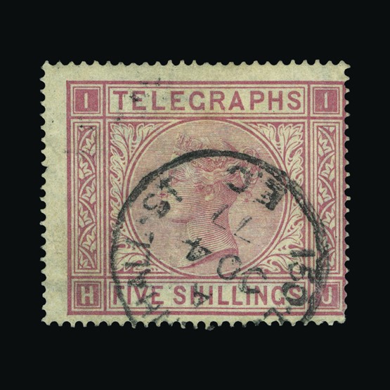Lot 11354 - Great Britain - Telegraphs 1876 - UPA UPA Sale #85 worldwide Collections Lot 11354 - Great Britain - Telegraphs 1876 - UPA UPA Sale #85 worldwide Collections