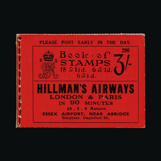 Lot 11456 - Great Britain - Booklets 1935 - UPA UPA Sale #85 worldwide Collections Lot 11456 - Great Britain - Booklets 1935 - UPA UPA Sale #85 worldwide Collections