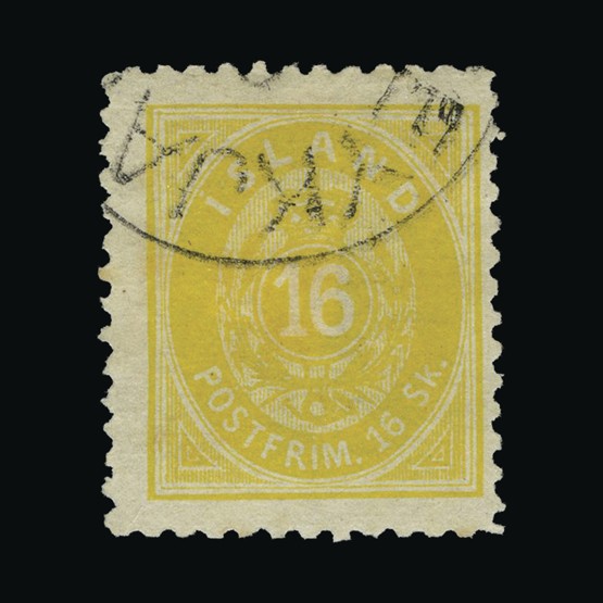 Lot 12307 - Iceland 1873 -  UPA UPA Sale #85 worldwide Collections