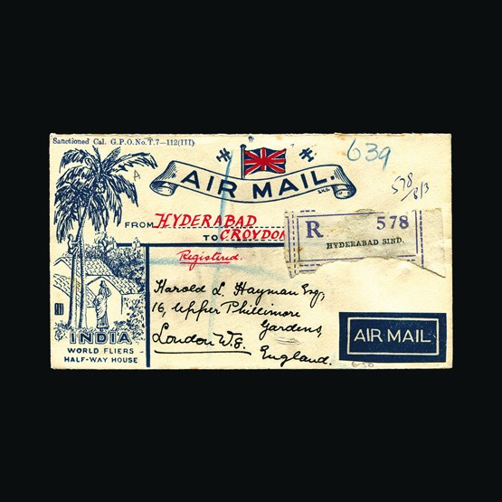 Lot 12410 - india 1930 - UPA UPA Sale #85 worldwide Collections Lot 12410 - india 1930 - UPA UPA Sale #85 worldwide Collections
