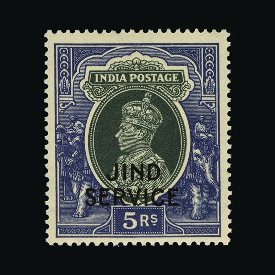 Lot 12553 - India - States - Jind 1942 - UPA UPA Sale #85 worldwide Collections Lot 12553 - India - States - Jind 1942 - UPA UPA Sale #85 worldwide Collections
