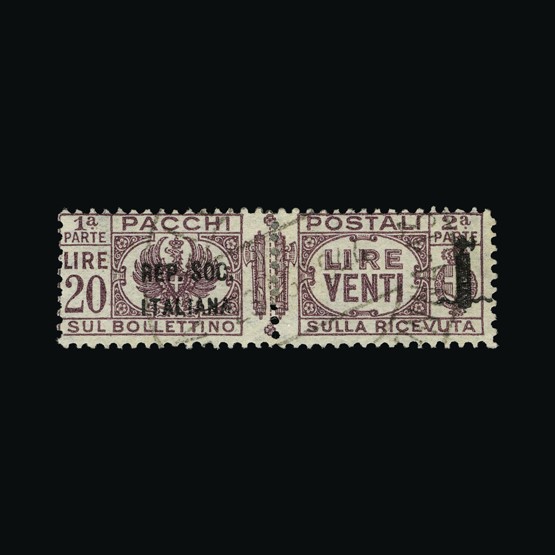 Lot 13162 - italy - italian social republic 1944 -  UPA UPA Sale #85 worldwide Collections