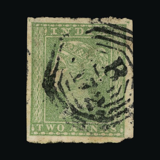 Lot 14698 - Malaya - Straits Settlements - India - Used in Singapore 1854 -  UPA UPA Sale #85 worldwide Collections