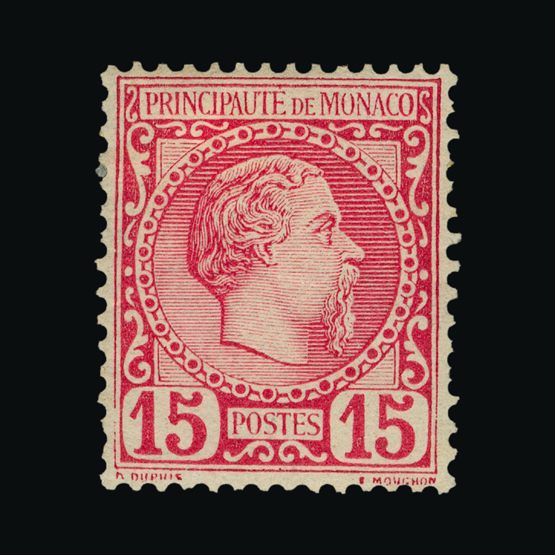 Lot 15116 - Monaco 1885 - UPA UPA Sale #85 worldwide Collections Lot 15116 - Monaco 1885 - UPA UPA Sale #85 worldwide Collections