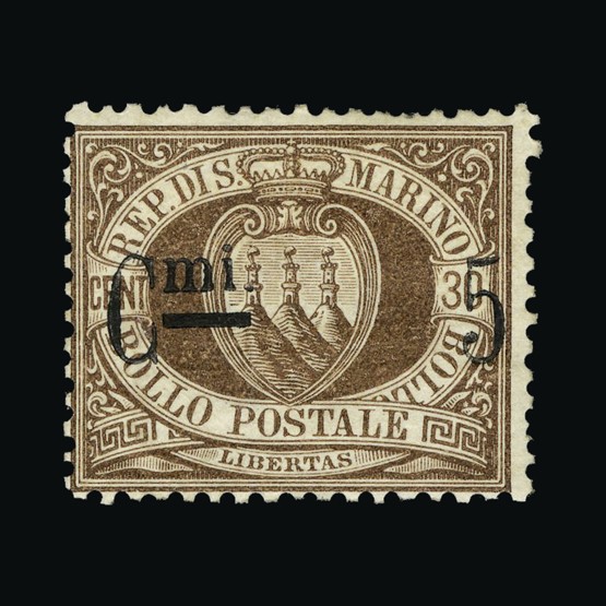 Lot 17838 - San Marino 1892 -  UPA UPA Sale #85 worldwide Collections