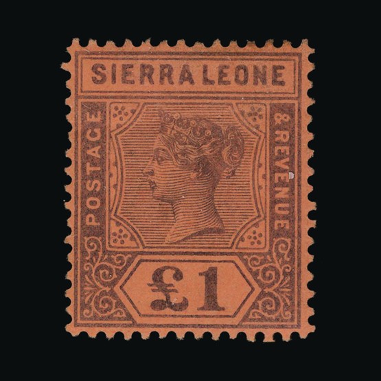 Lot 18155 - sierra leone 1896-97 -  UPA UPA Sale #85 worldwide Collections