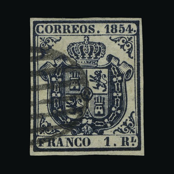 Lot 18752 - Spain 1854 -  UPA UPA Sale #85 worldwide Collections