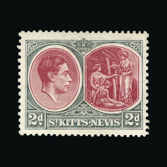 Lot 19095 - St. Kitts and Nevis - St. Kitts 1938-50 -  UPA UPA Sale #85 worldwide Collections