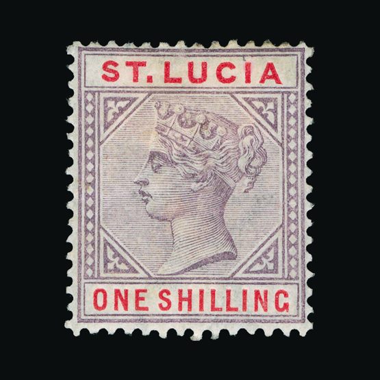 Lot 19127 - st. lucia 1886-7 - UPA UPA Sale #85 worldwide Collections Lot 19127 - st. lucia 1886-7 - UPA UPA Sale #85 worldwide Collections