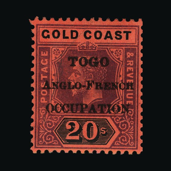 Lot 19927 - Togo - Anglo-French Occupation 1916-20 - UPA UPA Sale #85 worldwide Collections Lot 19927 - Togo - Anglo-French Occupation 1916-20 - UPA UPA Sale #85 worldwide Collections