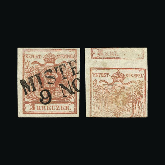 Lot 20797 - Austria 1850 -  UPA UPA Sale #85 worldwide Collections