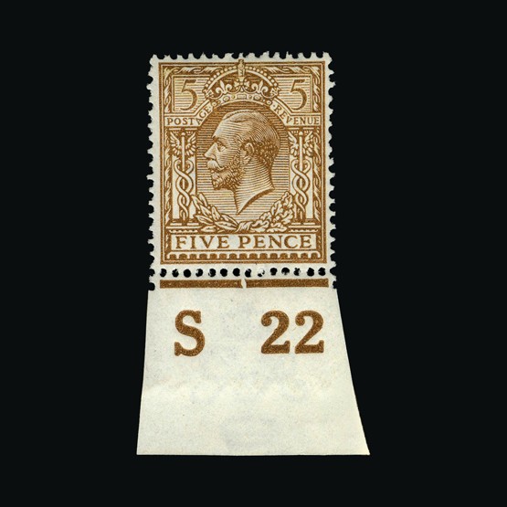 Lot 21216 - Great Britain - KGV 1913 -  UPA UPA Sale #85 worldwide Collections