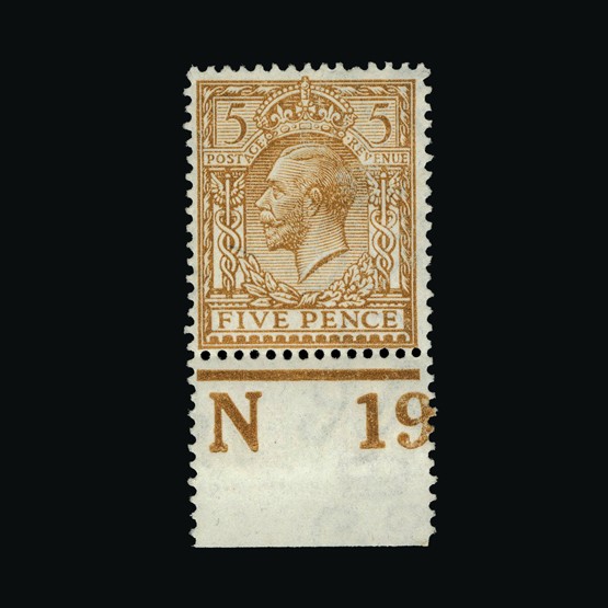 Lot 21217 - Great Britain - KGV 1913 -  UPA UPA Sale #85 worldwide Collections