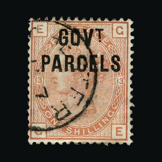 Lot 21287 - Great Britain - Officials 1883-86 -  UPA UPA Sale #85 worldwide Collections