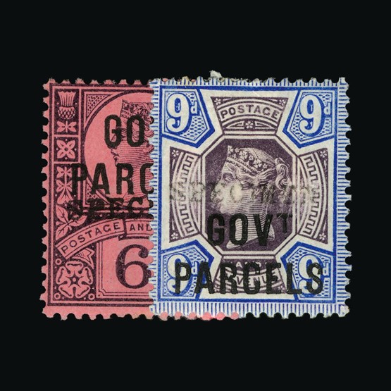 Lot 21294 - Great Britain - Officials 1887-92 -  UPA UPA Sale #85 worldwide Collections