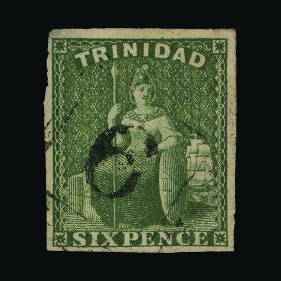 Lot 21547 - Trinidad and Tobago - Trinidad 1859 - UPA UPA Sale #85 worldwide Collections Lot 21547 - Trinidad and Tobago - Trinidad 1859 - UPA UPA Sale #85 worldwide Collections
