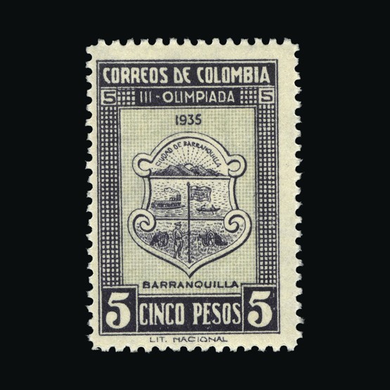 Lot 5757 - Colombia 1935 -  UPA UPA Sale #85 worldwide Collections