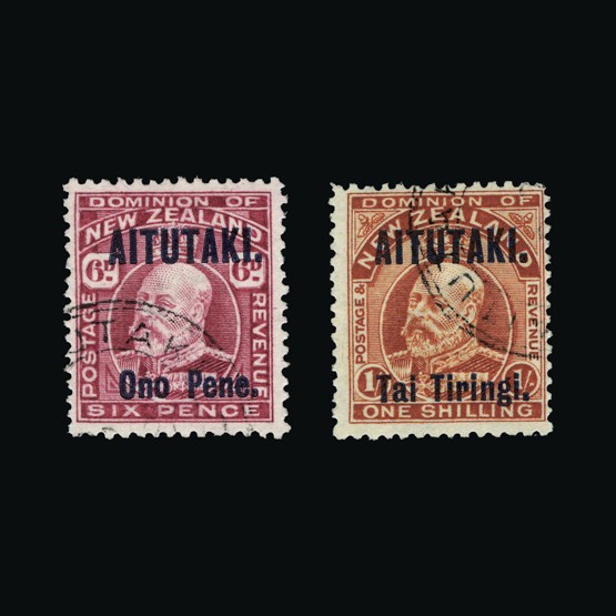 Lot 5874 - Cook Islands - Aitutaki 1911-16 - UPA UPA Sale #85 worldwide Collections Lot 5874 - Cook Islands - Aitutaki 1911-16 - UPA UPA Sale #85 worldwide Collections