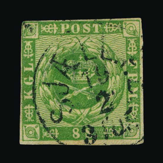 Lot 6124 - Denmark 1858 -  UPA UPA Sale #85 worldwide Collections
