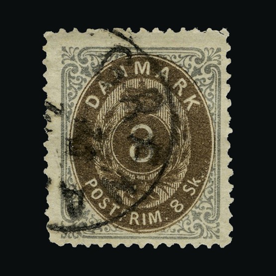 Lot 6136 - Denmark 1870 -  UPA UPA Sale #85 worldwide Collections