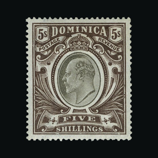 Lot 6237 - dominica 1903-07 - UPA UPA Sale #85 worldwide Collections Lot 6237 - dominica 1903-07 - UPA UPA Sale #85 worldwide Collections
