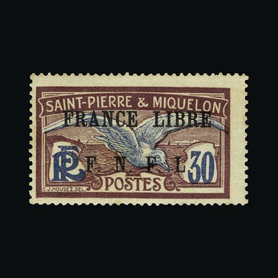 Lot 7645 - France - Colonies - St. Pierre and Miquelon 1941-2 - UPA UPA Sale #85 worldwide Collections Lot 7645 - France - Colonies - St. Pierre and Miquelon 1941-2 - UPA UPA Sale #85 worldwide Collections
