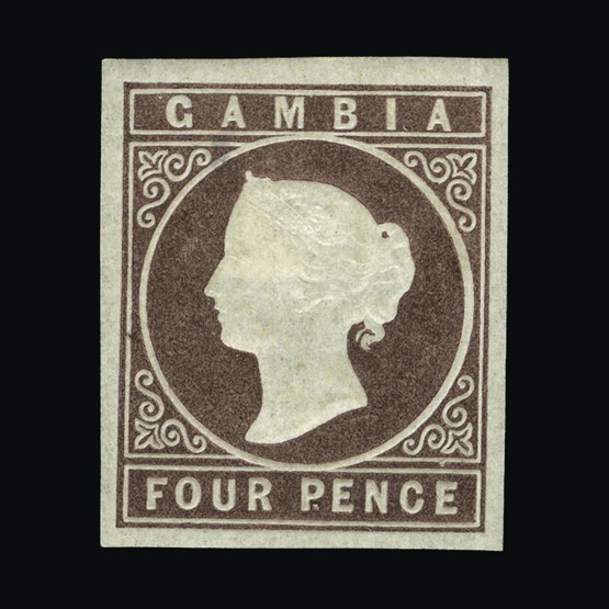Lot 7708 - gambia 1869-72 -  UPA UPA Sale #85 worldwide Collections