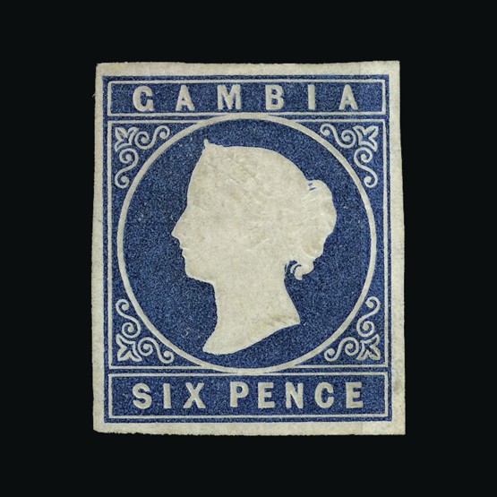 Lot 7711 - gambia 1874 -  UPA UPA Sale #85 worldwide Collections