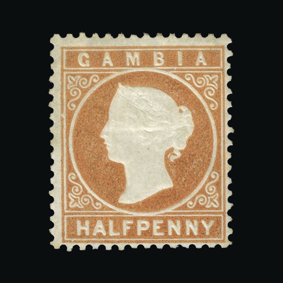 Lot 7712 - gambia 1880 -  UPA UPA Sale #85 worldwide Collections
