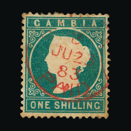 Lot 7718 - gambia 1880-81 -  UPA UPA Sale #85 worldwide Collections