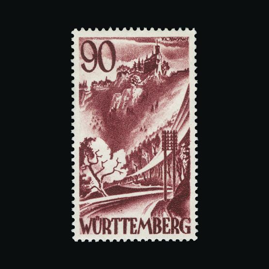 Lot 8006 - Germany - Allied Occupation - French Zone 1948 -  UPA UPA Sale #85 worldwide Collections