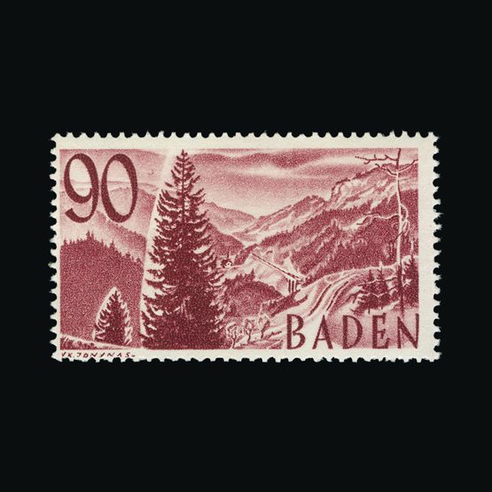 Lot 8007 - Germany - Allied Occupation - French Zone 1948-49 -  UPA UPA Sale #85 worldwide Collections