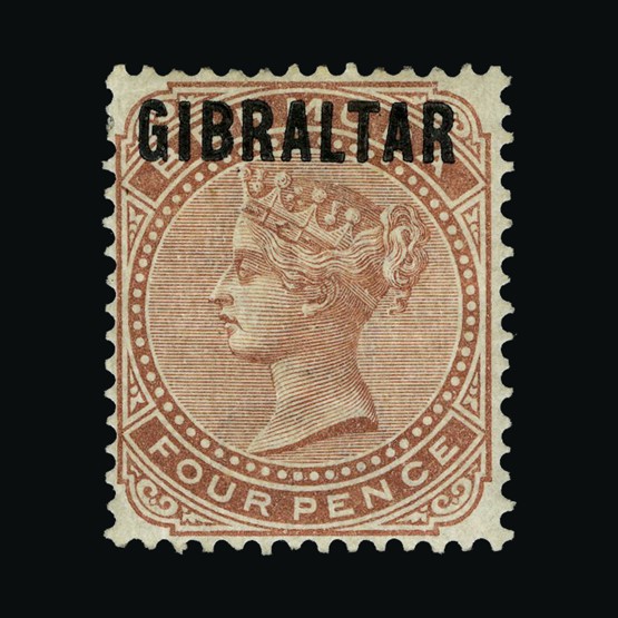 Lot 8305 - Gibraltar 1886 -  UPA UPA Sale #85 worldwide Collections