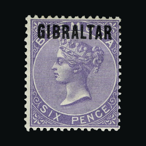 Lot 8307 - Gibraltar 1886 -  UPA UPA Sale #85 worldwide Collections