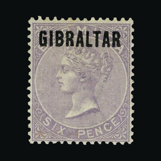 Lot 8308 - Gibraltar 1886 -  UPA UPA Sale #85 worldwide Collections