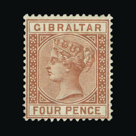 Lot 8323 - Gibraltar 1886-87 -  UPA UPA Sale #85 worldwide Collections