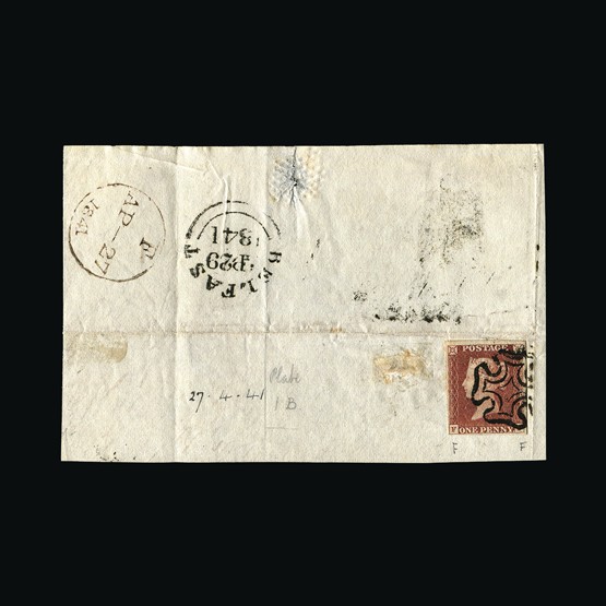 Lot 10995 - Great Britain - Covers - QV 1841 - UPA UPA Sale #86 worldwide Collections Lot 10995 - Great Britain - Covers - QV 1841 - UPA UPA Sale #86 worldwide Collections
